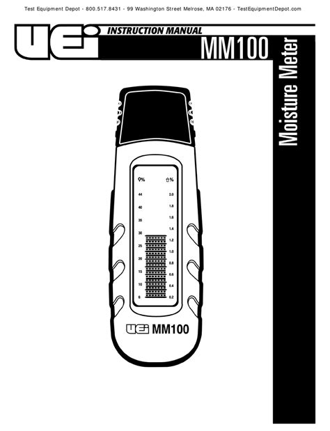 UEI MM100 INSTRUCTION MANUAL Pdf Download